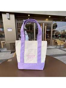 4Pcs-Set Of Four Trader Joe's Mini Canvas Totes Bags - 4 chiếc - Xem 8