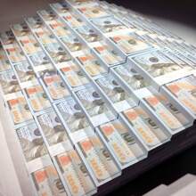 100pcs Large $100 Bill Replica, 100pcs 11.5*4.8cm $100 Prop Replica (For Party Games), 5 Bundles Mini $100 Prop Replica, $100 Bill Prop Paper, Movie Prop Paper, Home Decor Prop Paper, Suitable For Collection Display, Holiday & Birthday Gifts