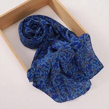 Nuevos Hijabs Impresos Chal Burbuja Chiffon Hijabs Diseño de Mujer Chales de Flores Pañuelos Musulmanes Turbantes Envolturas Pañuelos Largos - Color 40 - Ver 13