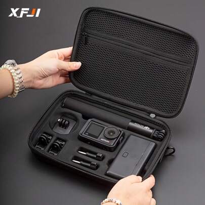 Suitable For Osmo Action 5 PRO 4 Camera Accessories Portable Bag Travel Case Charger Battery Base Selfie Stick Storage Handbag