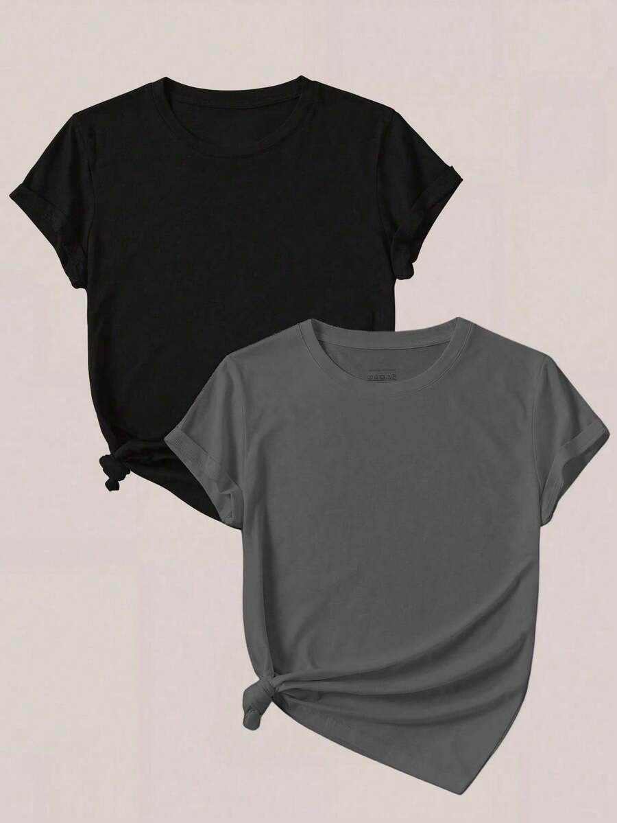 Women T-Shirts - Dark Grey - View 1