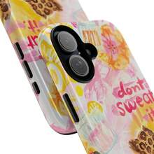 Don't Sweat It Phone Case, Leopard, Gift For Fans, Aesthetic Vintage God Tough Phone Case, Flower, Wildfloral Film Printed Full Cover Pattern Phone Case Available In Soft And Hard Cases For IPhone 17air/ 16 Pro Max, 15/14 Plus, 13/12/11 Pro - 1 - 查看 4