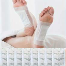 30/60 片天然植物足贴 - 足浴后足部按摩垫，完美的足部护理按摩产品，竹醋生姜足贴，圣诞节/万圣节礼物装饰，身体调理 - 彩色 - 查看 6