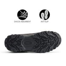 Men's Low Top Waterproof Hiking Shoes Trekking Trails Outdoor Work Shoes - màu nâu - Xem 4