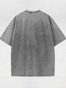 Sukehiro X Black Bulls Black Clover Anime Double Printed Vintage Washed Tee Unisex Oversize Heavyweight Cotton T-Shirt For Anime Fans And Lovers