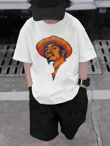 Andre 3000 Kids T-Shirts - White - View 3