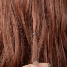 Hair Extension Loop Needle Threader Wire Pulling Hook Tool Micro Rings Nano Beads Device Tool For Hair Or Feathers Extensions - Apricot - View 10