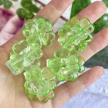 DIY Clover Clip Lucky PP Clip - Suitable For Students, Office Workers To Organize And Store Files, Paper Clips, Sticky Notes Clips,For School Supplies,Back To School - Green - View 2