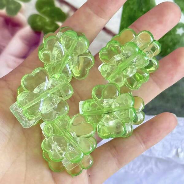 DIY Clover Clip Lucky PP Clip - Suitable For Students, Office Workers To Organize And Store Files, Paper Clips, Sticky Notes Clips,For School Supplies,Back To School