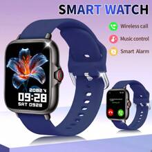 New Hot 1.83-Inch Full Touchscreen Smartwatch For Men And Women, With Wireless Call Answering/Dialing, Pedometer, Calorie Tracking, Multiple Sports Modes, Notification Alerts, Remote Camera Control, Music Playback Control, And Fitness Tracking Functions, Compatible With Android And IOS Smartphones