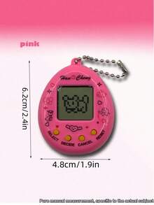 1pc Electronic Pet Game Console Black And White Screen 168 In 1 Pet Game Console New Handheld Electronic Classic Retro Game Console Keychain Backpack Pendant Decoration Virtual Pet Keychain Virtual Electronic Pet Keychain Game Keychain - Multicolor - View 11