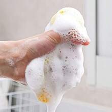 1 pieza Esponja de doble cara para lavar platos, cepillo de cocina, utensilio para limpiar ollas, paño de limpieza doméstica, paño antiadherente para limpiar aceite, estropajo de alambre de acero