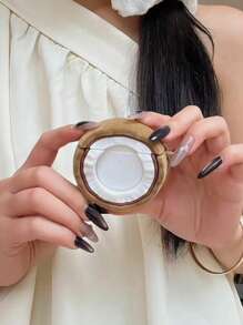 Funda protectora de estilo Ins compatible con Apple para verano con diseño de coco, estuche para auriculares inalámbricos Bluetooth de 4 piezas, estuche para auriculares Pro 2, funda protectora de silicona 1/2