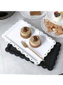 Juego de 7 piezas para exhibir cupcakes, set de exhibición de postres de plástico que incluye 2 piezas de soportes para cupcakes de 2 niveles, 2 piezas de soportes para cupcakes de 3 niveles y 3 piezas de bandejas para aperitivos, ideal para mesas de té y bodas - Multicolor - Ver 7