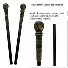 Accessori per cosplay di Ognissanti per adulti e bambini, scettro a forma di testa di serpente, bastone del re, bacchetta magica da strega o mago, faraone