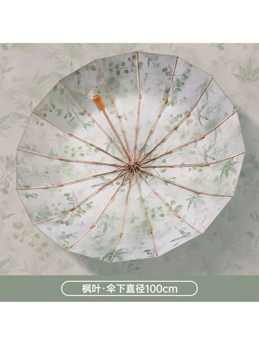 Umbrellas - Blue-green Camellia - View 1