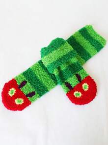 hoojojo 2 Pairs Of Sock Figurines, Hungry Caterpillars, Soft Handmade Dolls, Fun Socks, Character Performance Props, Storytelling Props, Holiday Gifts, Party Decorations, Perfect For Family, Gatherings, Back To School, And Classroom Interactions