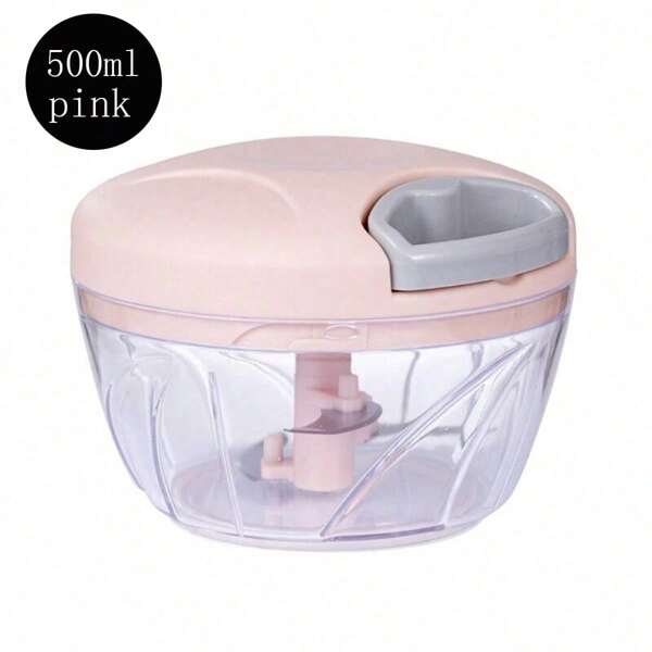 1 peça, 16,91 / 30,43 onças de ferramentas manuais de cozinha práticas e rápidas e duráveis, moedor de carne manual, picador de alho, triturador de cebola rotativo, cortador de vegetais, moedor de frutas criativo, moedor de carne, fácil de cozinhar, um bom ajudante para manusear ingredientes de cozinha