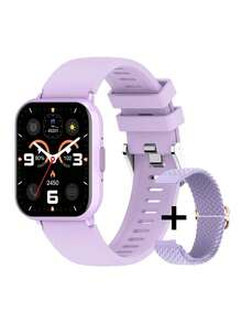 SIMSONLAB Reloj inteligente con pantalla táctil completa de 4,65 cm para mujeres, recordatorio de llamadas, talla grande de 100 modos deportivos, resistente al agua hasta 10 m, batería de 280 mAh, llamada inalámbrica, notificación de mensajes, esfera personalizable, unisex, compatible con iOS y Android, gran regalo para mujeres - Multicolor - Ver 17