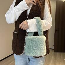 Women Shoulder Bags - 鵝黃色 - 查看 4