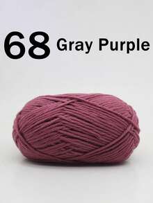 1/2支 5股混色乳白色腈纶纱线，50克/支，柔软多用途，中等粗细的乳白色纱线 - 非常适合手工编织、手工织造、DIY工艺品，可用于DIY钩编包、手提袋、围巾、帽子、毛衣、衣服、拖鞋、鞋子、玩偶、靠垫、钩编毯子、手工钩编项目、DIY小礼物、情人节礼物。