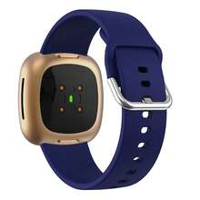 Dây đeo tương thích với Fitbit Sense/Versa 3 / Versa 4 / Sense 2, Dây đeo thể thao bằng silicon mềm, Dây đeo thay thế cho nam nữ - Versa3/Versa4 - Xem 8