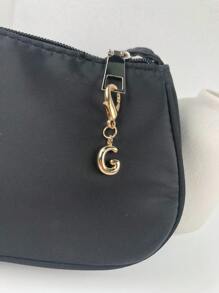 Bubble Letters Cute Necklace Pendant Bag Pendant-Lucky Crystal Pendant, Alphabet Letters A-Z, Shiny Alloy Bag And Backpack Pendant-Perfect Gift For Birthdays And Special Occasions, Key Chain Ring Bag Backpack Pendant Car Pendant Gift For Ladies And Girls, Wallet And Handbag Accessories. Random Assorted Old And New Style Letters