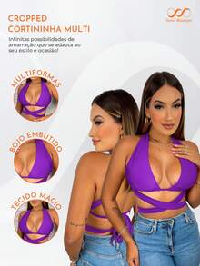 Swisz Women Tops - Màu đỏ tím - Xem 4