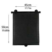 Easypie Selection Universal Car Side Window Shade, Retractable Sun Blocker – Blocks UV & Heat, Fits Most Sedans, SUVs, Trucks & RVs - Black - View 10