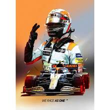 1 tấm áp phích đua xe huyền thoại F1 Pop Sports 2023 thẩm mỹ mũ bảo hiểm đua xe Schumacher in trên vải nghệ thuật treo tường trang trí phòng lái xe tại nhà khung tùy chọn - Nhiều màu - Xem 43