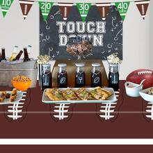 4-Pack Racing Car Tablecloths For Birthday Party Decorations, 54x108 Inch - Sports - View 7