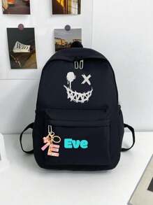 定制专属背包，印上个性化姓名或节日祝福。定制您的专属背包。全新开学季背包，男女学生皆宜，采用尼龙拉链设计，休闲百搭，适合大学生、初中生和小学生。您可以印上姓名、字母、幸运数字等。