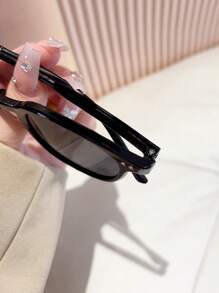 3副/套 男士方形时尚眼镜，黑色夏季时尚眼镜，镶钻，返校季，适合日常佩戴、海滩派对、度假旅行、街头穿搭