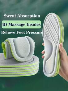 1 par de plantillas de espuma de memoria unisex, absorción rápida de humedad, soporte todo el día, alivio de la presión en los pies, promoción de la circulación sanguínea, adecuado para zapatos planos, tacones altos y zapatillas, alta elasticidad y absorción de impactos, transpirable para aislamiento cómodo, Día de San Valentín, Cachorro, Carnaval, Zapato, Primavera Verano Selecciones, Regalos para damas de honor, Habitación, Decoración de dormitorio, Playa, Viaje, Para hombres, Para mujeres, Vacaciones, Cosas lindas - Multicolor - Ver 1