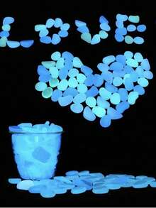 500 chiếc-Đá phát sáng trong bóng tối Phụ kiện sân vườn bằng đá phát sáng Cảnh quan nhỏ Trang trí bể cá Sân ngoài trời Bộ dụng cụ sân bãi sỏi Nhồi bình hoa Phát sáng trong bóng tối Sỏi sân vườn Đá cho sân và lối đi Trang trí DIY Đá phát sáng trang trí - Nhiều màu - Xem 12