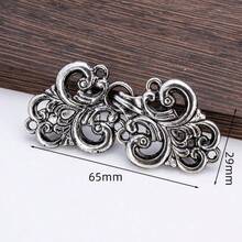 1/2/3/4 件套女士优雅复古毛衣夹套装 - 银色金属胸针，配有开衫和连衣裙扣、围巾扣、披肩别针和领夹，适用于连衣裙和针织配饰 - 彩色 - 查看 16