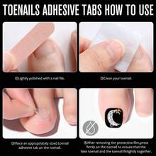 Toenail Glue Stickers, Toenail Stickers, Double-Sided Adhesives, Press-Type Fake Nail Sticky Film, Non-Adhesive Sheets, Jelly Double-Sided Transparent Nail Art Supplies, Jelly Nail Adhesives, Nail Art Supplies DIY