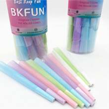 BKFUN 200/100/50/30/10 Stück BKFUN Drehpapier Kegel, natürliches vorgerolltes Drehpapier, King Size gerolltes Papier, Tipps & Verpackungsröhrchen enthalten, ultra dünnes & langsam brennendes Trompeten-Drehpapier, Raucherzubehör, Geschenkpackung für Feiertage