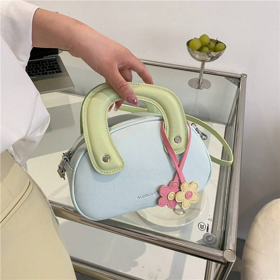 Women Crossbody - 米白色(送掛飾) - 查看 1