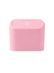 1 件防漏迷你车载垃圾桶带盖，含 30 个垃圾袋，方便卫生的汽车配件，车门悬挂式女士储物收纳盒，旅行必备品，返校宿舍储物秋季装饰