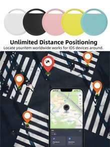 4个装&1个装 Apple Air Tag 智能标签，全球精准定位GPS追踪器，适用于查找我的应用（安卓系统不支持！），防丢失设备，可更换电池和隐私保护，适用于房间、行李箱、背包、钱包等，节日礼物