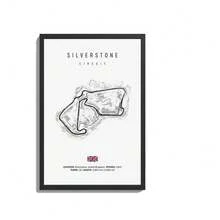 1 幅 F1 伊莫拉摩纳哥赛道帆布画 F1 墙面艺术北欧海报美学赛车家居装饰画无框画