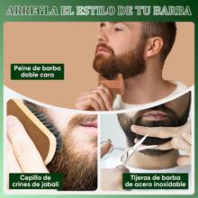 MOLOLAN Beard & Mustache Care - Army Green - View 9