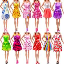 26 件套娃娃衣服和配饰套装 - 适合 11.5 英寸娃娃的时尚服装 | 包含 10 条吊带裙、10 双鞋子、6 条项链 | 女孩娃娃装扮玩具 | 圣诞节、万圣节的理想节日礼物