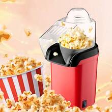 Hot Air Popcorn Popper, Healthy And Delicious Popcorn In Minutes, Fast And Easy-To-Use, Built-In Measuring Cup And Butter Warmer, Hot Air Popcorn Popper Maker With Measuring Cup To Portion Popping Corn Kernels - US A Type Plug(110-127V) - View 2