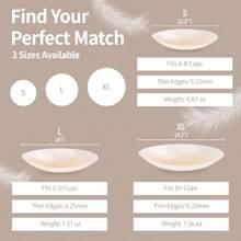 QY Cake Nipple Covers Silicone Nipple Pasties For Women Reusable Invisible Nipple Covers No Show 8380