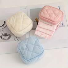 Women Tampon Storage Bag Case Sanitary Pad Pouch Napkin Cosmetic Bags Organizer Ladies Makeup Bag Tampon Holder Organizer Travel Wallet - Multicolor - View 8