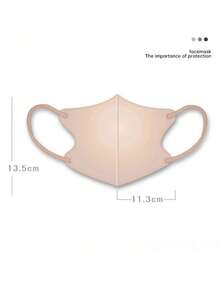 50pcs/Pack 3D Breathable Disposable Fashion Mixed Color Face Mask - Breathable & Comfortable, Suitable For Men & Women, Great For Outdoor Activities, Stylish Cloth Mask, Lightweight - Multicolor - View 8