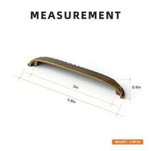 6 PCS Modern Simple Enclosure Type Solid Zinc Alloy Cabinet Drawer Handles,Drawer Knobs, Cabinet Handles, Wardrobe Cabinet Door Handles,Cupboard Handles, Home Decoration Essential Hardware And Hardware - Antique Brass - View 11