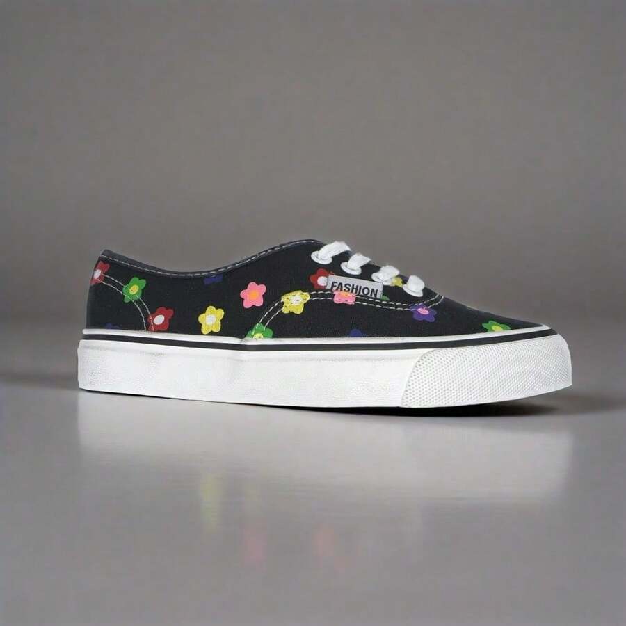 Women Canvas Shoes - Black - View 1